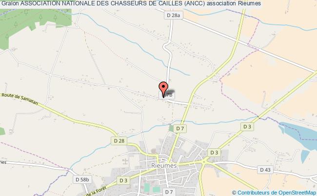 plan association Association Nationale Des Chasseurs De Cailles (ancc) Rieumes