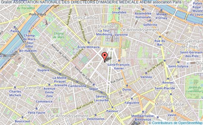 plan association Association Nationale Des Directeurs D'imagerie Medicale Andim Paris