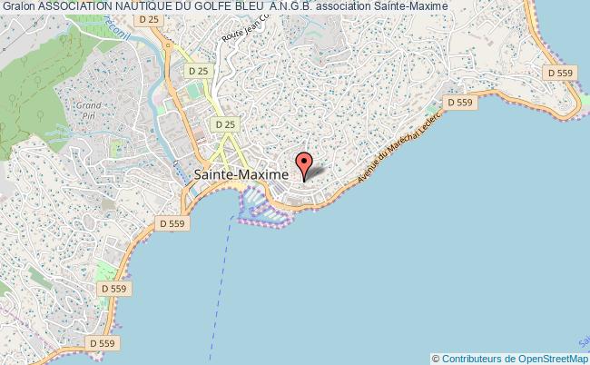 plan association Association Nautique Du Golfe Bleu  A.n.g.b. Sainte-Maxime
