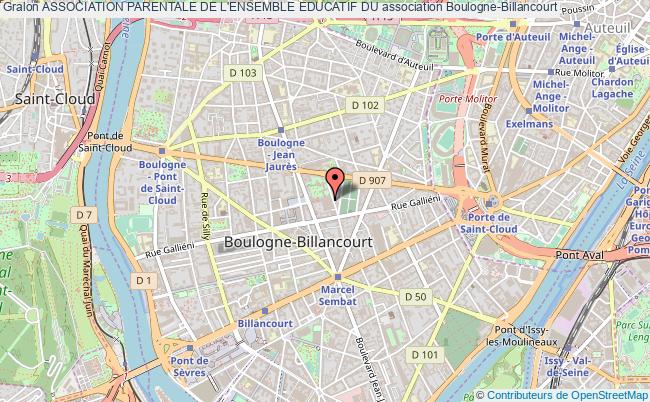 plan association Association Parentale De L'ensemble Educatif Du Boulogne-Billancourt