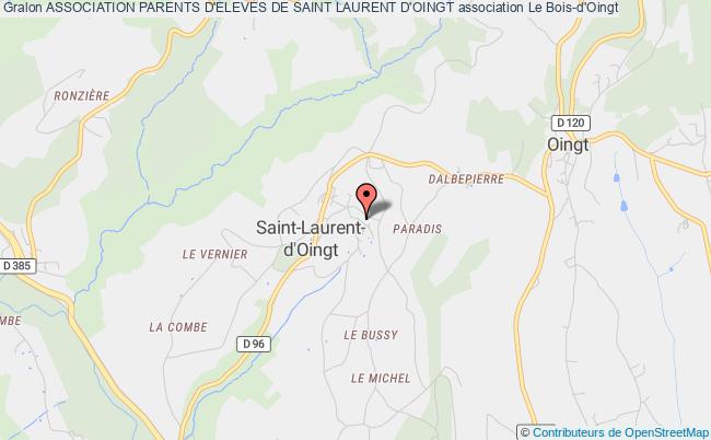 ASSOCIATION PARENTS D'ELEVES DE SAINT LAURENT D'OINGT