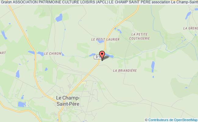 ASSOCIATION PATRIMOINE CULTURE LOISIRS (APCL) LE CHAMP SAINT PÈRE