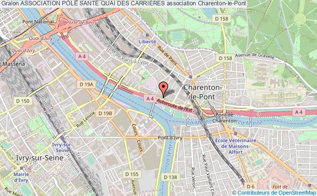 plan association Association PÔle SantÉ Quai Des CarriÈres Charenton-le-Pont