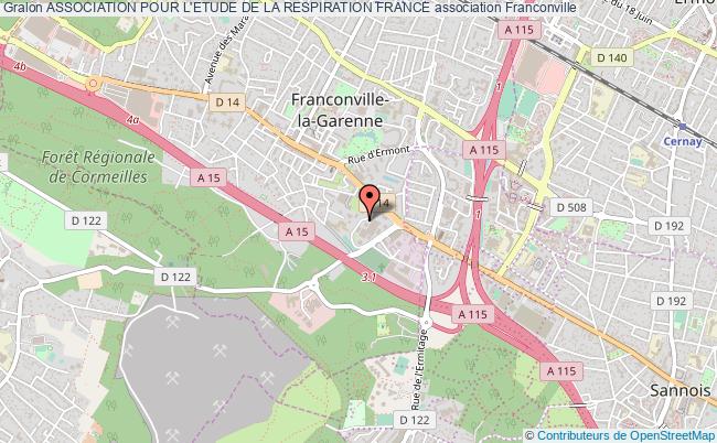 plan association Association Pour L'etude De La Respiration France Franconville