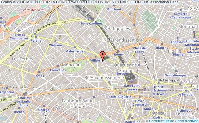plan association Association Pour La Conservation Des Monuments Napoleoniens Paris