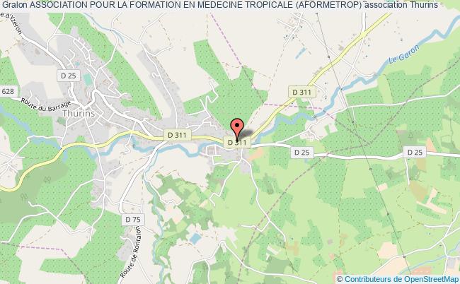 plan association Association Pour La Formation En Medecine Tropicale (aformetrop) Thurins