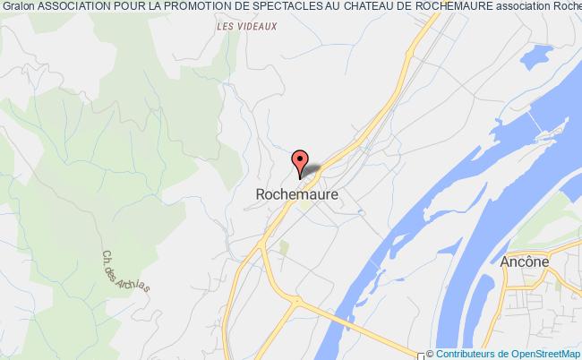 ASSOCIATION POUR LA PROMOTION DE SPECTACLES AU CHATEAU DE ROCHEMAURE