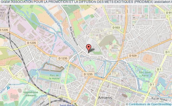 plan association Association Pour La Promotion Et La Diffusion Des Mets Exotiques (prodimex) Amiens