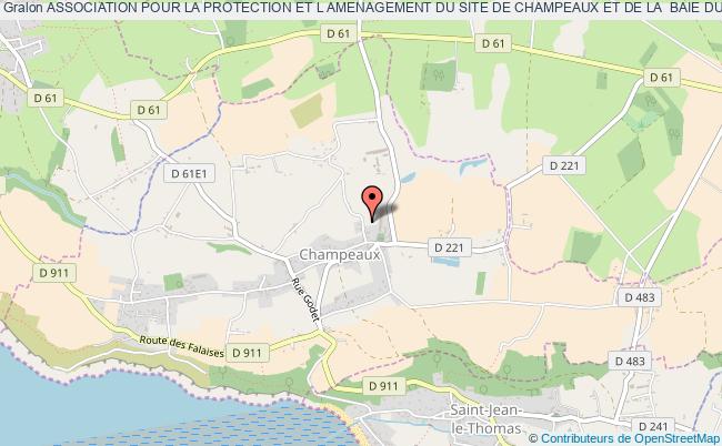 ASSOCIATION POUR LA PROTECTION ET L AMENAGEMENT DU SITE DE CHAMPEAUX ET DE LA  BAIE DU MONT SAINT MICHEL