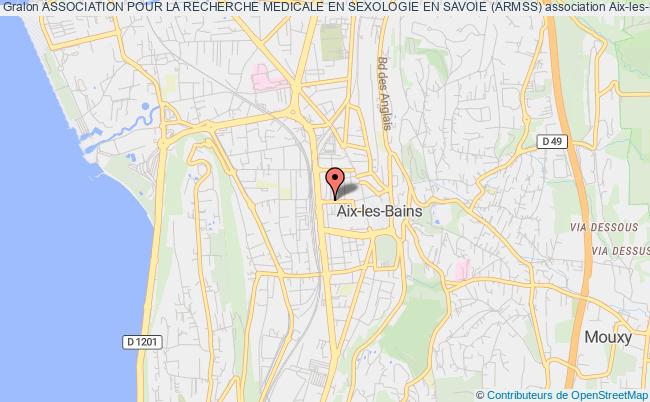 plan association Association Pour La Recherche Medicale En Sexologie En Savoie (armss) Aix-les-Bains