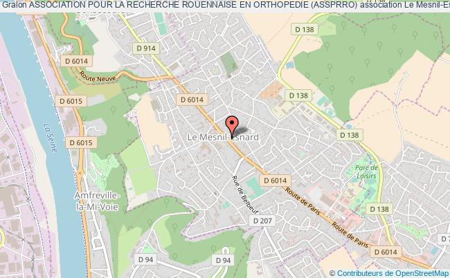 plan association Association Pour La Recherche Rouennaise En Orthopedie (assprro) Le    Mesnil-Esnard