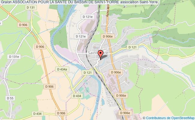 plan association Association Pour La Sante Du Bassin De Saint-yorre Saint-Yorre