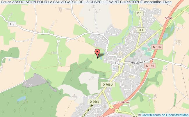 plan association Association Pour La Sauvegarde De La Chapelle Saint-christophe Elven