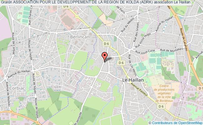 plan association Association Pour Le Developpement De La Region De Kolda (adrk) Le Haillan