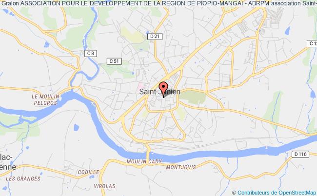 plan association Association Pour Le Developpement De La Region De Piopio-mangai - Adrpm Saint-Junien