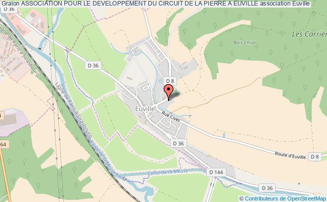 plan association Association Pour Le Developpement Du Circuit De La Pierre A Euville Euville