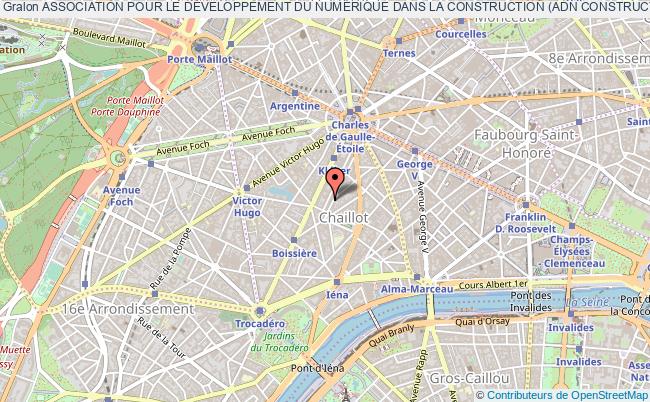 plan association Association Pour Le DÉveloppement Du NumÉrique Dans La Construction (adn Construction) Paris