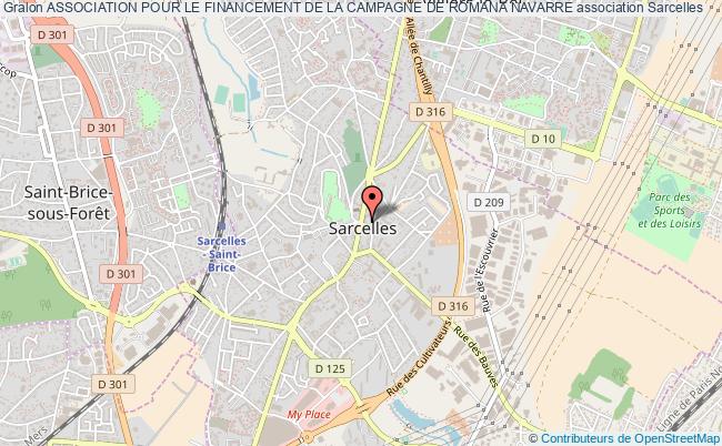 plan association Association Pour Le Financement De La Campagne De Romana Navarre Sarcelles