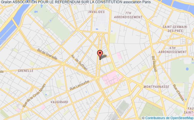 plan association Association Pour Le Referendum Sur La Constitution Paris