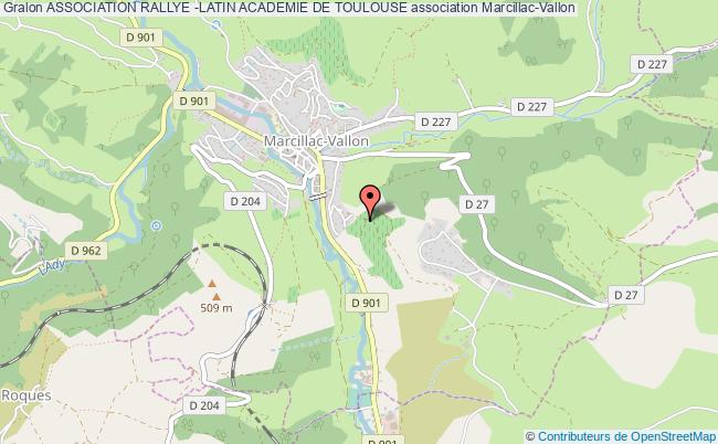 plan association Association Rallye -latin Academie De Toulouse Marcillac-Vallon