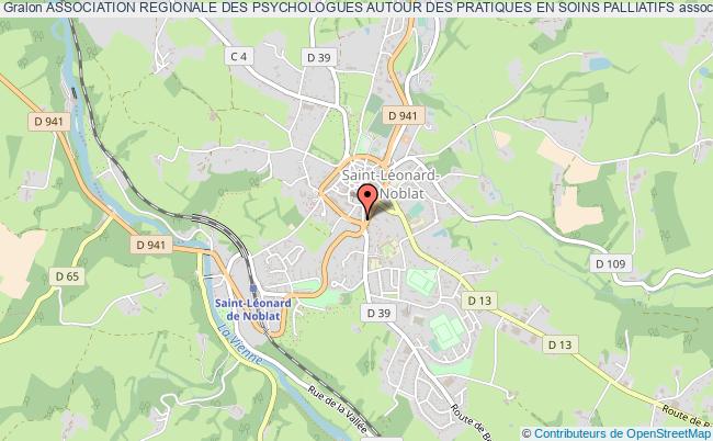plan association Association Regionale Des Psychologues Autour Des Pratiques En Soins Palliatifs Saint-Léonard-de-Noblat