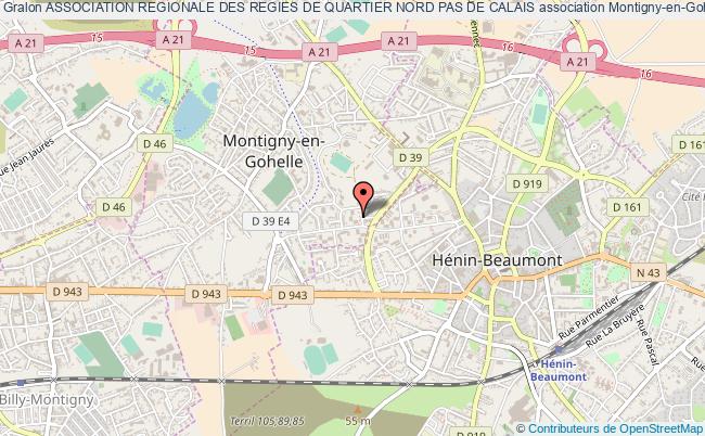 plan association Association Regionale Des Regies De Quartier Nord Pas De Calais Montigny-en-Gohelle