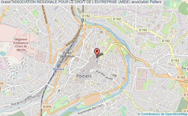 plan association Association Regionale Pour Le Droit De L'entreprise (arde) Poitiers