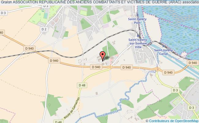 plan association Association Republicaine Des Anciens Combattants Et Victimes De Guerre (arac) Saint-Valery-sur-Somme
