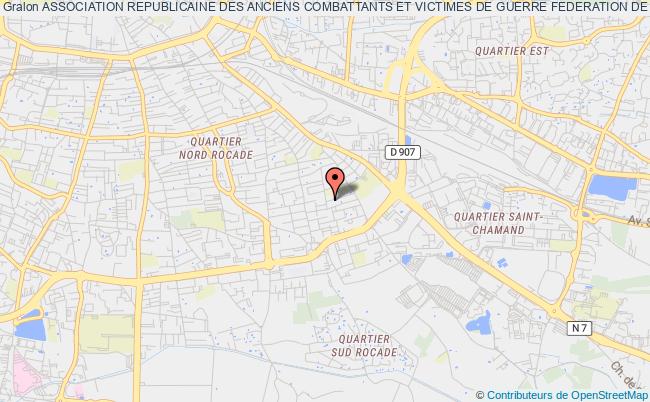 plan association Association Republicaine Des Anciens Combattants Et Victimes De Guerre Federation De Vaucluse ( Arac) Avignon
