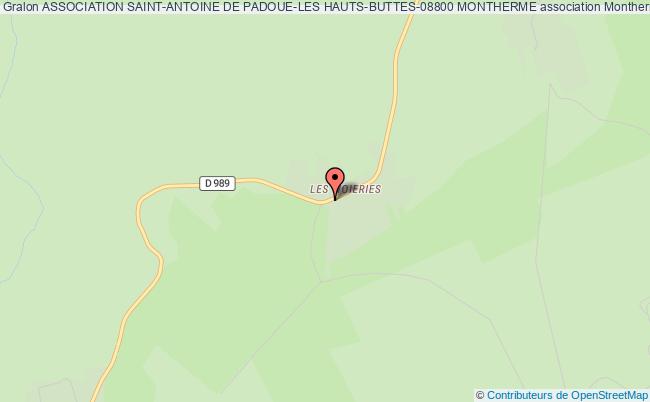 ASSOCIATION SAINT-ANTOINE DE PADOUE-LES HAUTS-BUTTES-08800 MONTHERME