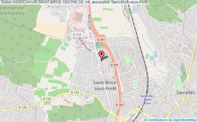 plan association Association Saint-brice Centre De Vie Saint-Brice-sous-Forêt
