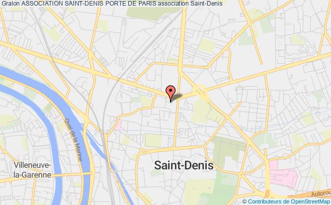 plan association Association Saint-denis Porte De Paris Saint-Denis