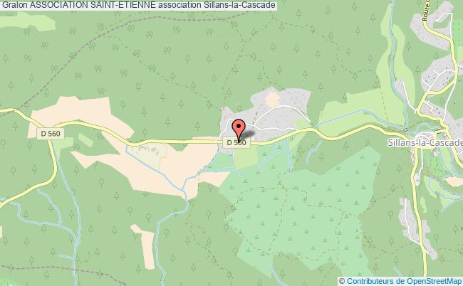 plan association Association Saint-etienne Sillans-la-Cascade