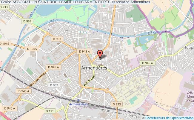 plan association Association Saint Roch Saint Louis Armentieres Armentières