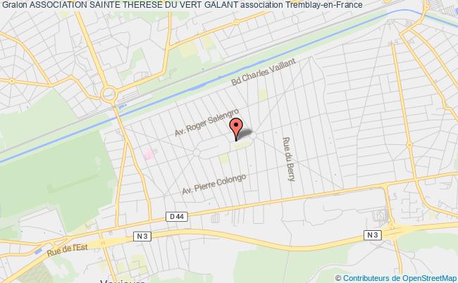plan association Association Sainte Therese Du Vert Galant Tremblay-en-France