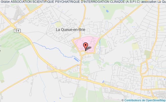 plan association Association Scientifique Psychiatrique D'interrogation Clinique (a.s.p.i.c) La Queue-en-Brie