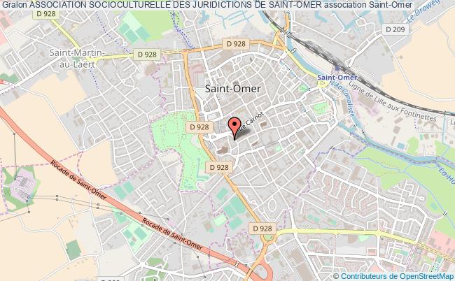 plan association Association Socioculturelle Des Juridictions De Saint-omer Saint-Omer