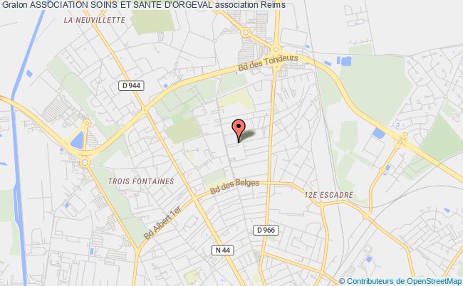 plan association Association Soins Et Sante D'orgeval Reims