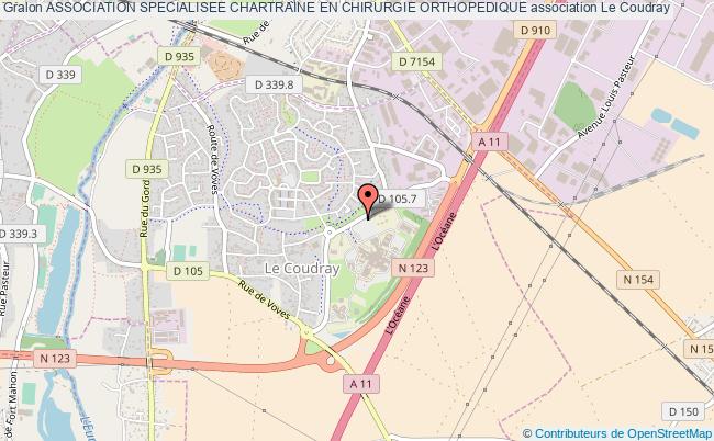 plan association Association Specialisee Chartraine En Chirurgie Orthopedique Le    Coudray