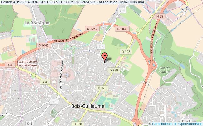 plan association Association SpÉlÉo Secours Normands Bois-Guillaume