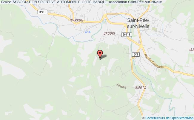 plan association Association Sportive Automobile Cote Basque Saint Pee sur Nivelle