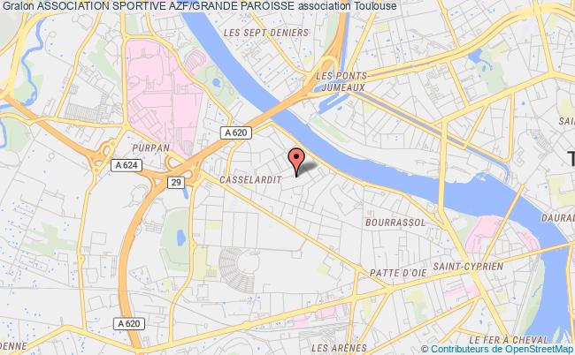 plan association Association Sportive Azf/grande Paroisse Toulouse