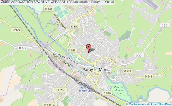 plan association Association Sportive Cerabati (pa) Paray-le-Monial
