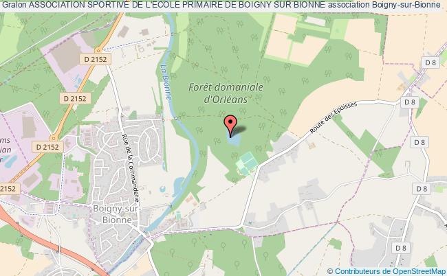 plan association Association Sportive De L'ecole Primaire De Boigny Sur Bionne Boigny-sur-Bionne