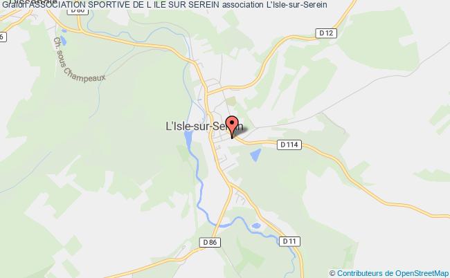 plan association Association Sportive De L Ile Sur Serein L'   Isle-sur-Serein