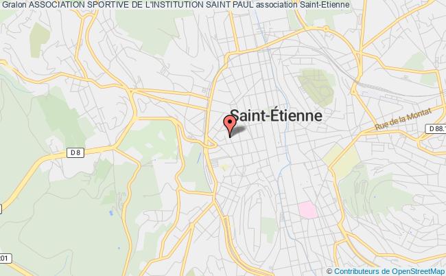 plan association Association Sportive De L'institution Saint Paul Saint-Étienne