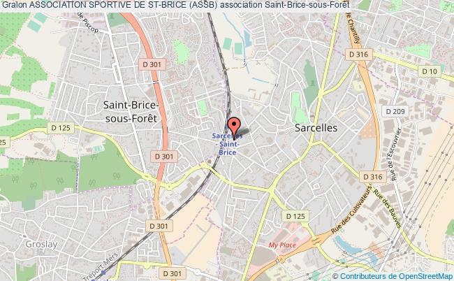 plan association Association Sportive De St-brice (assb) Saint-Brice-sous-Forêt