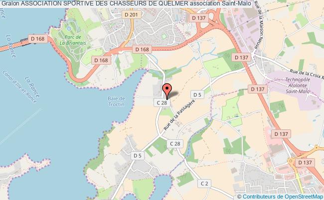 plan association Association Sportive Des Chasseurs De Quelmer Saint-Malo