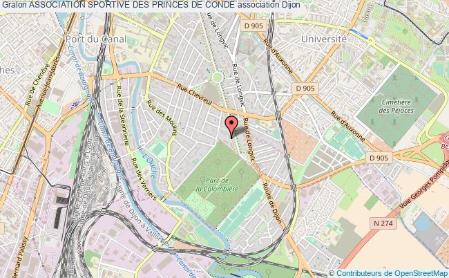 plan association Association Sportive Des Princes De Conde Dijon