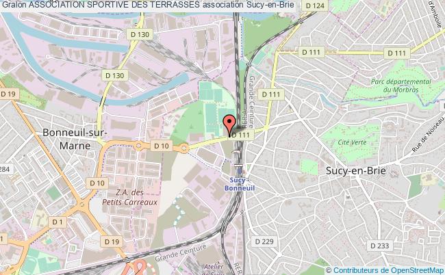 plan association Association Sportive Des Terrasses Sucy-en-Brie